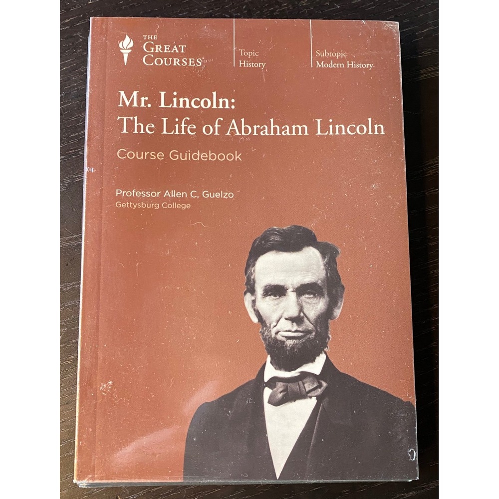 The Great Courses Life of Abraham Lincoln DVD Guidebook Teaching Company Sealed